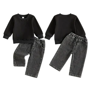 Pullover Denim Toddler 2 Pcs Se