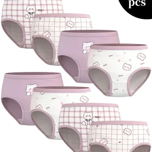 95% Cotton Girls Briefs