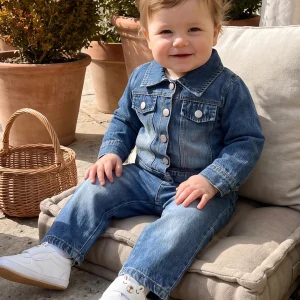 Long Sleeve Denim Jean Jacket
